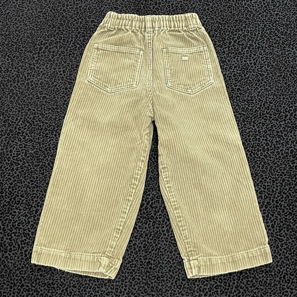 Boys Outfit Set Wide Wale Corduroy Pants 3T Back To School Fall Bundle
